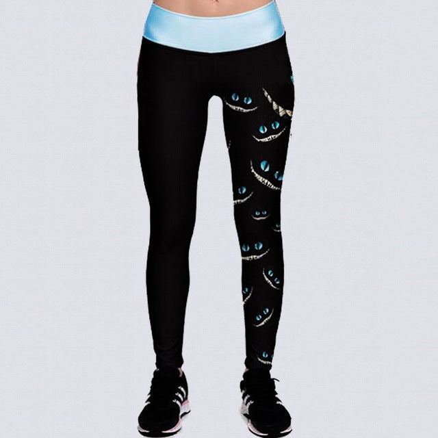 Legginsy z Wysokim Stanem "Cat"