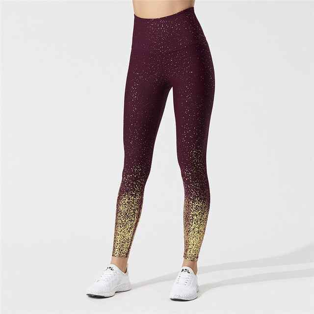 Legginsy z Wysokim stanem "Golden"